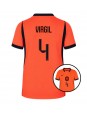 Billige Nederland Virgil van Dijk #4 Hjemmedrakt Dame VM 2026 Kortermet